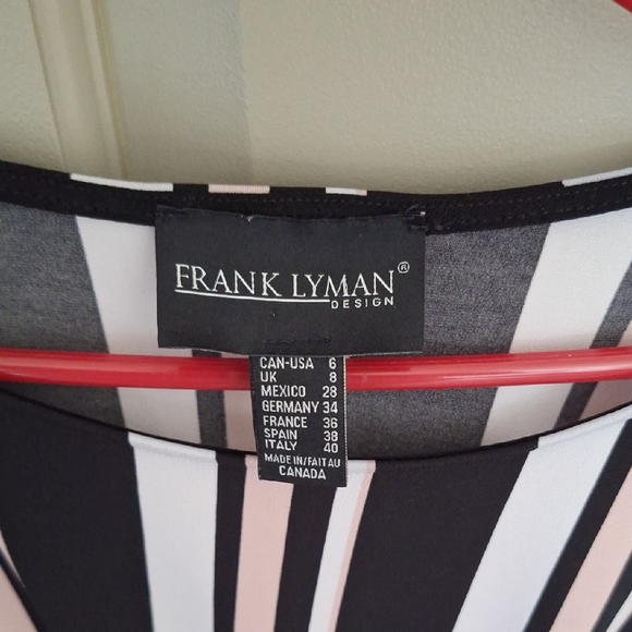 Frank Lyman Tie Front 3/4 Sleeve Blouse - Picture 3 of 4